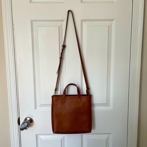 madewell leather crossbody bag